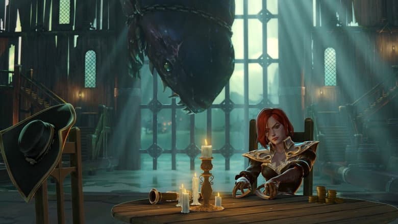 Backdrop from Tales of Runeterra: Double-Double Cross