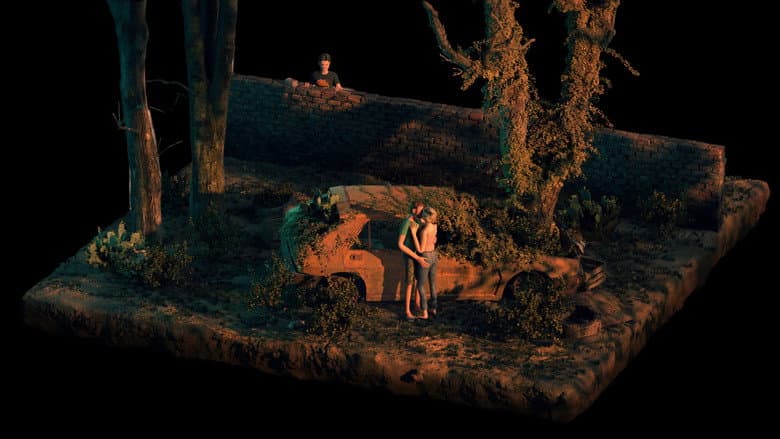 Backdrop from Pulsión