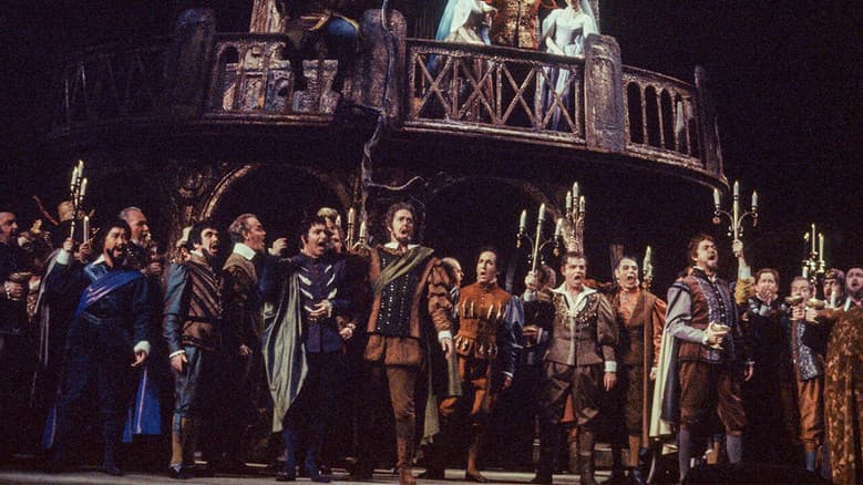 Backdrop from Rigoletto