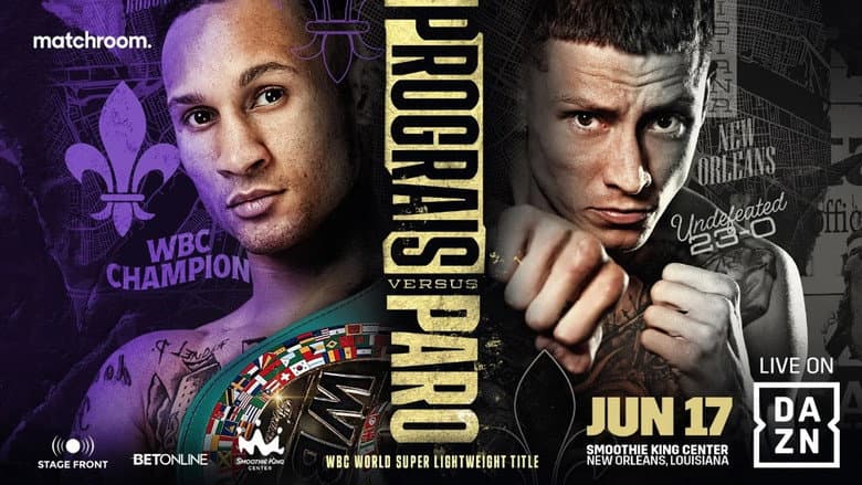 Backdrop from Regis Prograis vs. Danielito Zorrilla