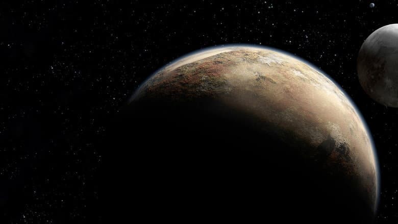 Backdrop from Mission Pluto