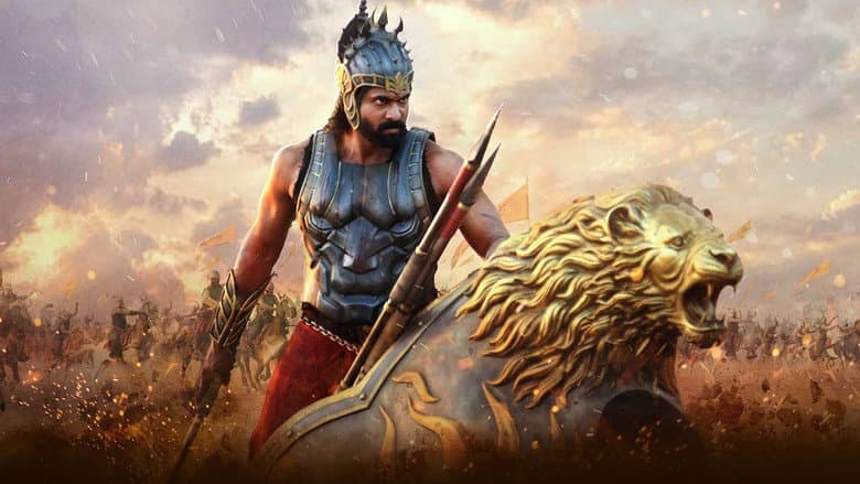 Backdrop from Bāhubali: The Beginning