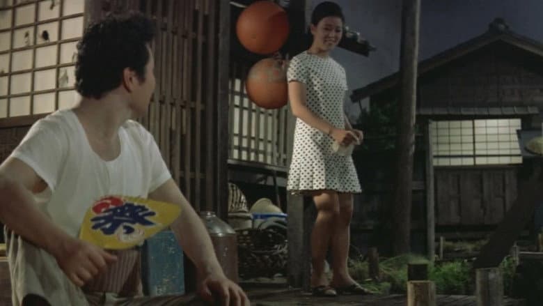 Backdrop from Tora-san's Runaway