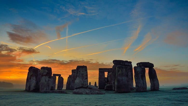Backdrop from Stonehenge: The Lost Circle Revealed