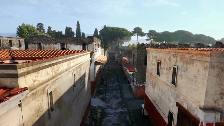 Backdrop from Lost World Of Pompeii