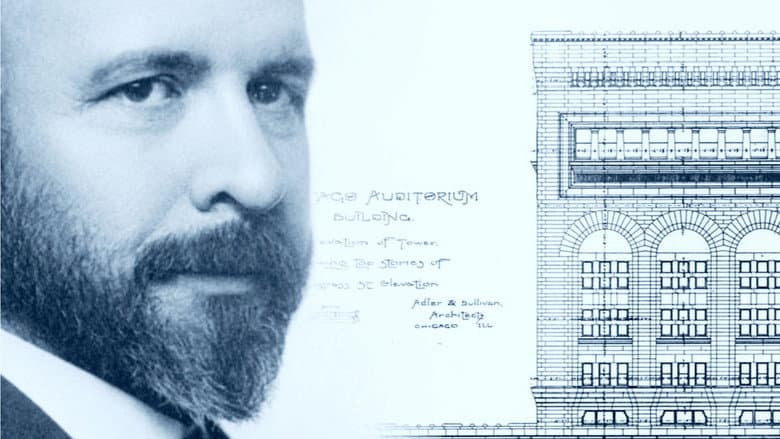 Backdrop from Louis Sullivan: the Struggle for American Architecture