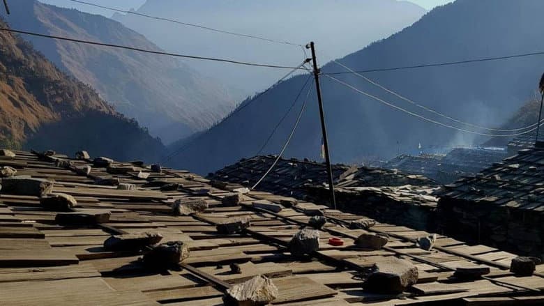 Backdrop from Gatlang : Happiness, Hardship and Other Stories