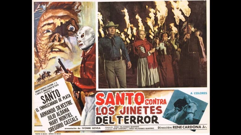 Backdrop from Santo vs. the Riders of Terror