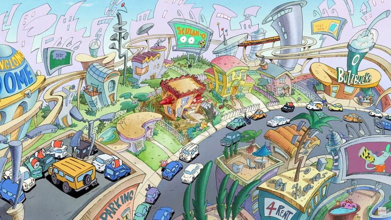 Backdrop from Rocko's Modern Life: Static Cling