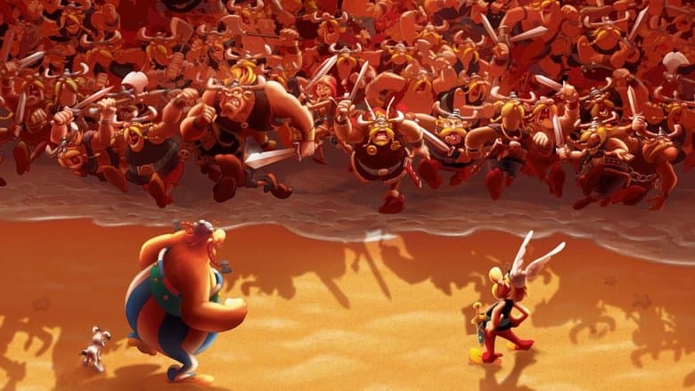 Backdrop from Asterix and the Vikings