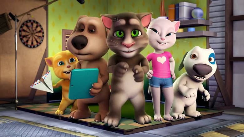 Backdrop from Talking Tom and Friends