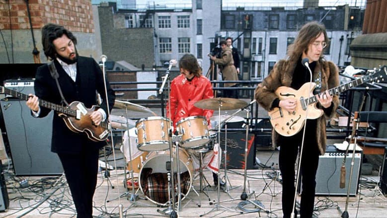Backdrop from The Beatles: Get Back - The Rooftop Concert