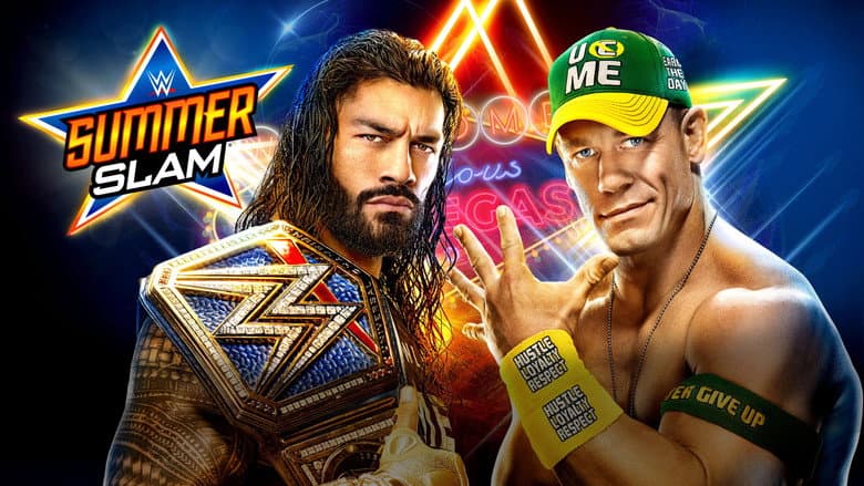Backdrop from WWE SummerSlam 2021