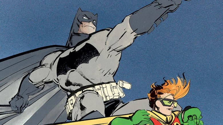 Backdrop from Masterpiece: Frank Miller's The Dark Knight Returns