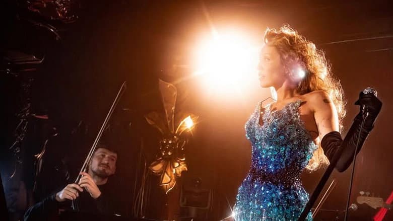 Backdrop from Billions Club Live with Miley Cyrus: A Concert Film