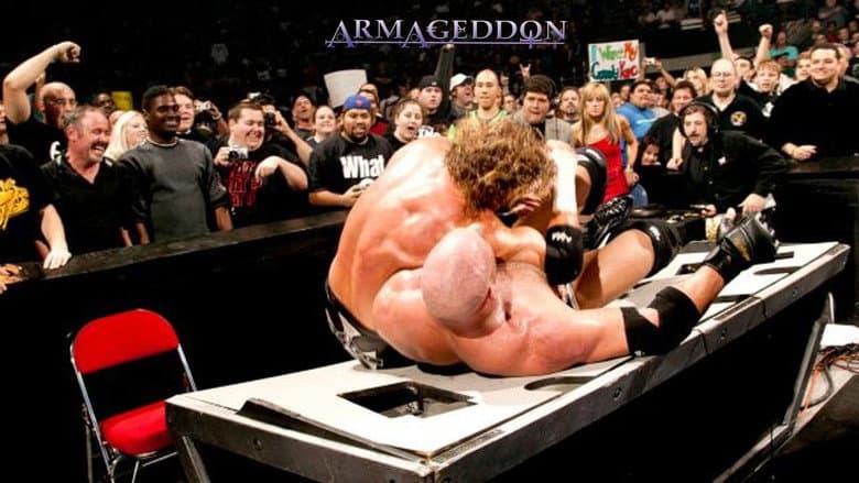 Backdrop from WWE Armageddon 2003