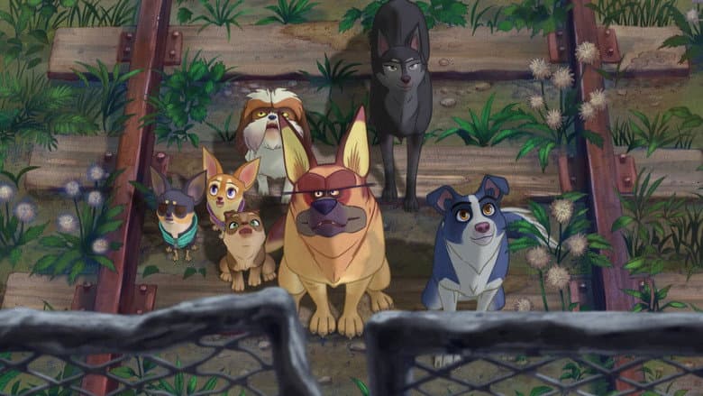 Backdrop from A Dog's Courage