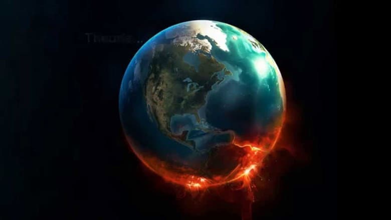 Backdrop from Earth: Making of a Planet