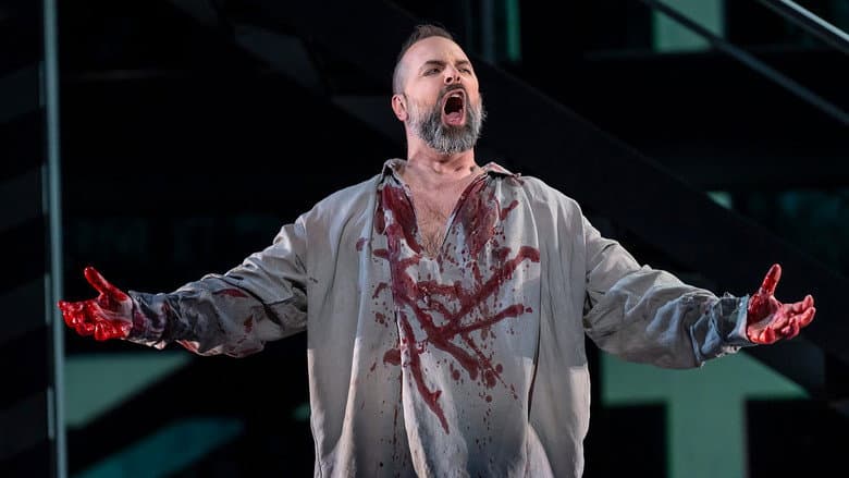 Backdrop from Macbeth: Washington National Opera