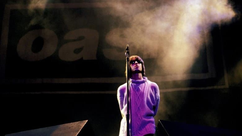 Backdrop from Oasis: Knebworth 1996