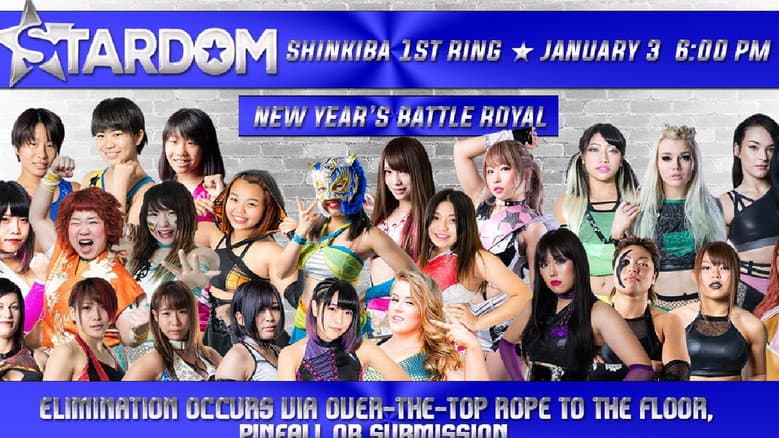 Backdrop from Stardom New Years Stars Tag 2