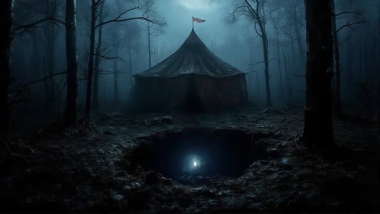 Backdrop from Circus Satanicus