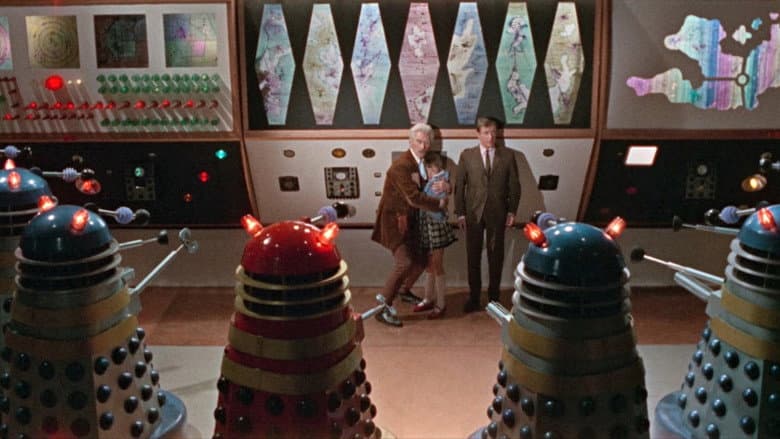 Backdrop from Dr. Who and the Daleks