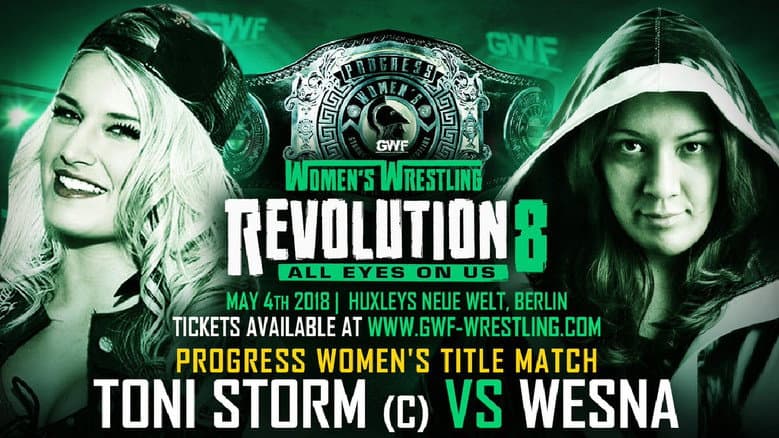 Backdrop from GWF Women's Wrestling Revolution 8: All Eyes On Us