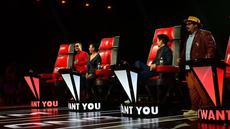 Backdrop from The Voice Thailand