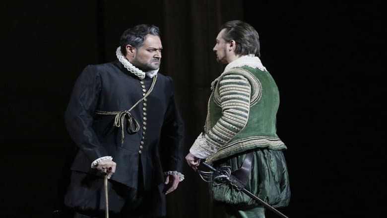 Backdrop from The Metropolitan Opera: Don Carlos