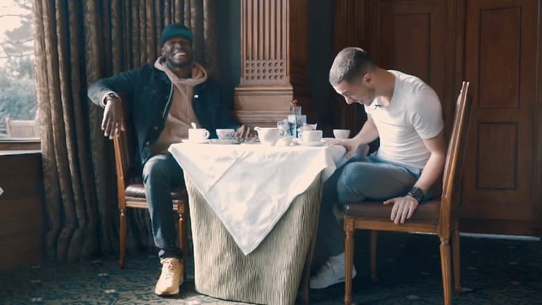 Backdrop from Hazard & Benteke: A Bromance