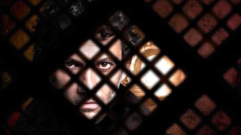 Backdrop from Kaufmann's Otello at the Royal Opera House