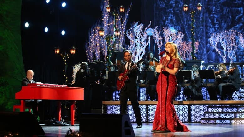 Backdrop from Kelly Clarkson's Cautionary Christmas Music Tale