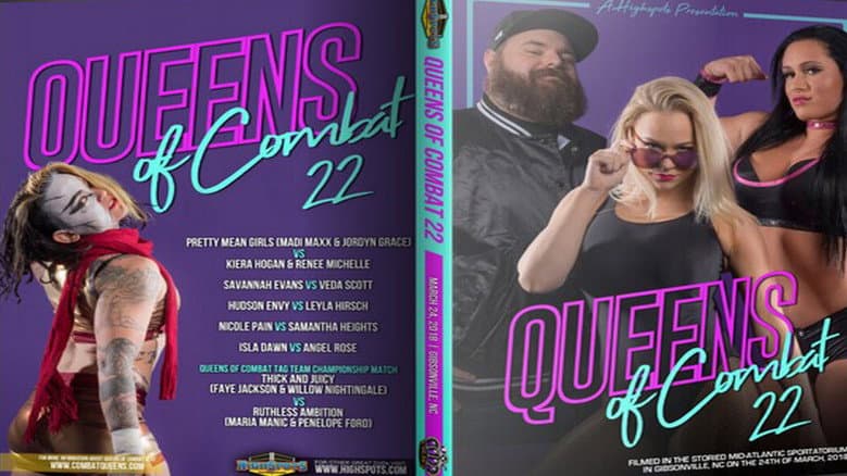 Backdrop from Queens Of Combat QOC 22