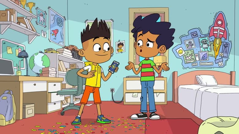 Backdrop from The Twisted Timeline of Sammy & Raj
