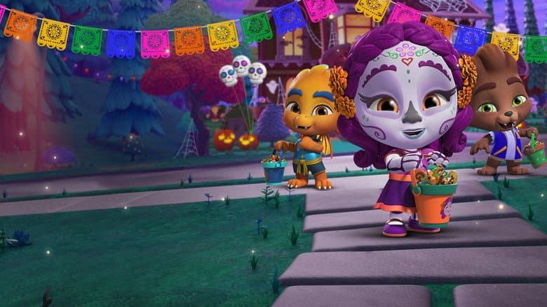 Backdrop from Super Monsters: Vida's First Halloween