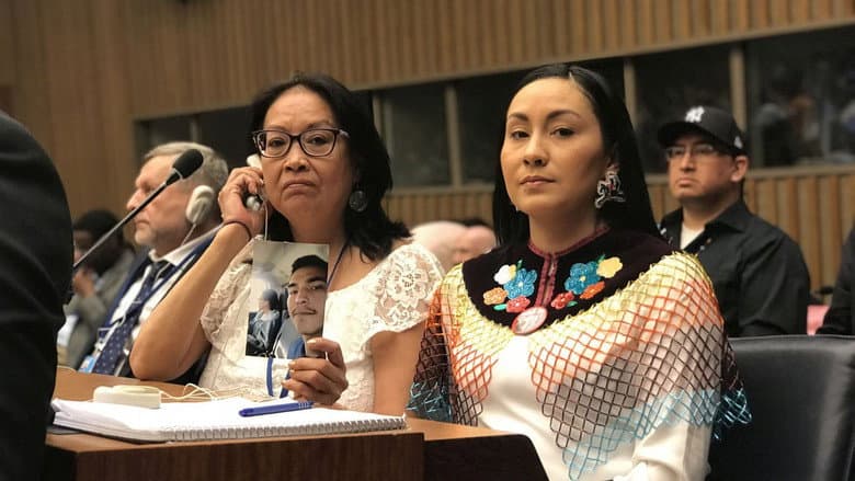 Backdrop from nîpawistamâsowin : We Will Stand Up