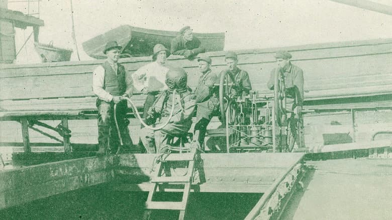 Backdrop from The Wreck of the Vega