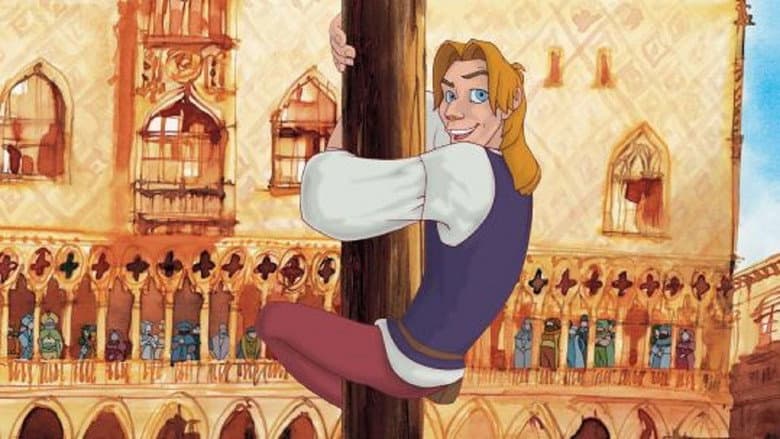 Backdrop from Venetian Rascal Goes to America