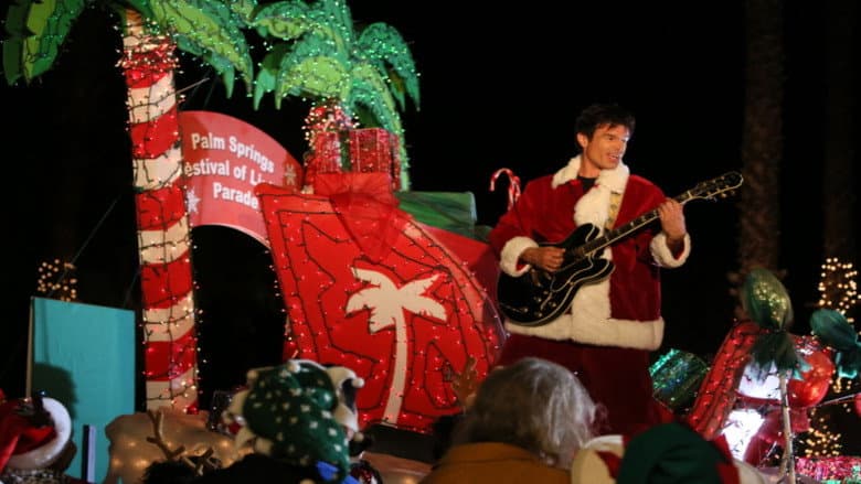 Backdrop from Christmas in Palm Springs