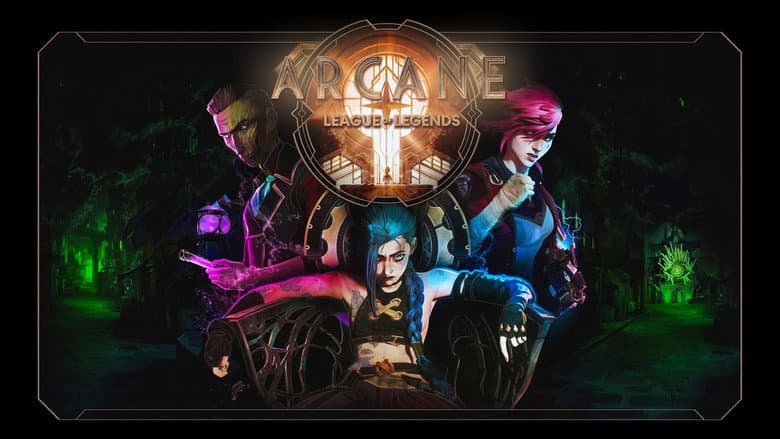 Backdrop from Arcane: League of Legends