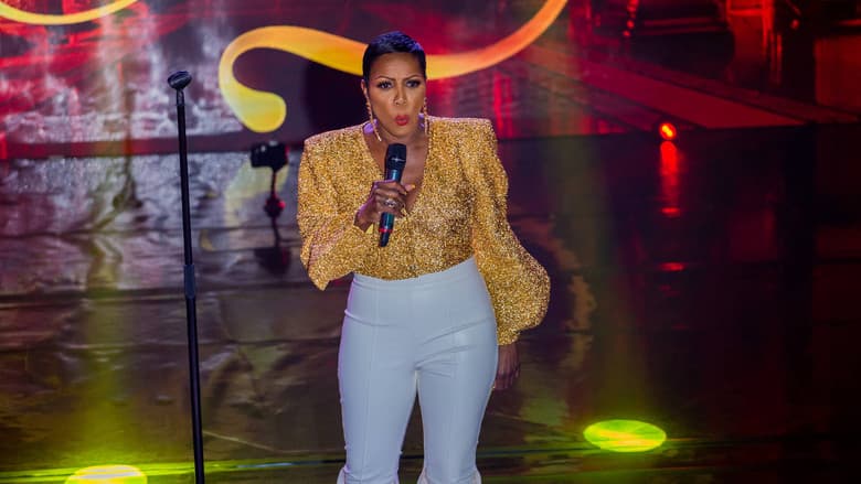Backdrop from Sommore: A Queen With No Spades