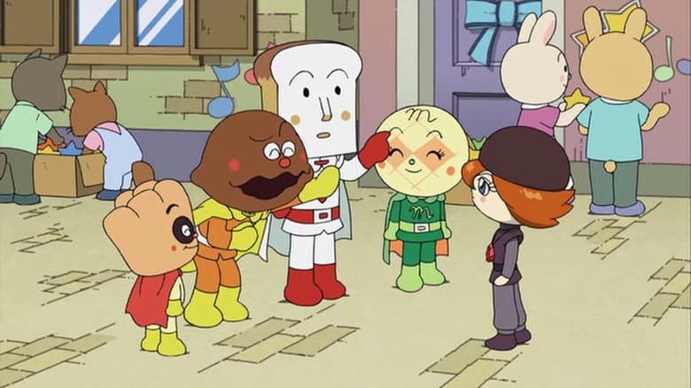 Backdrop from Anpanman: The Blacknose with Magical Song