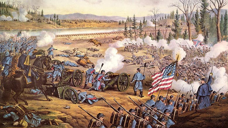 Backdrop from The Battle of Stones River