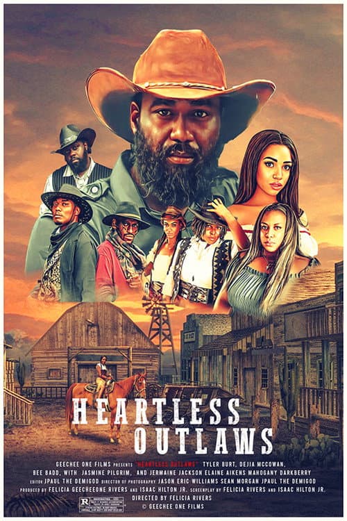 Постер до фільму «Heartless Outlaws»