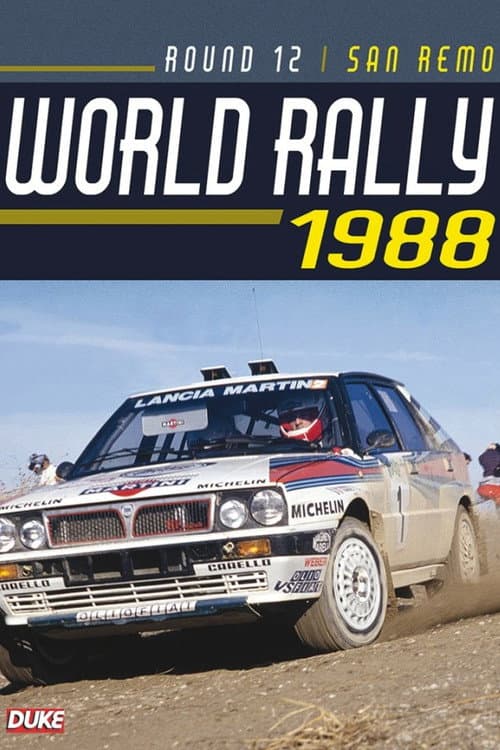 Poster for Rallye Sanremo 1988