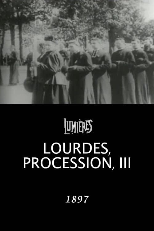 Poster for Lourdes, procession, III