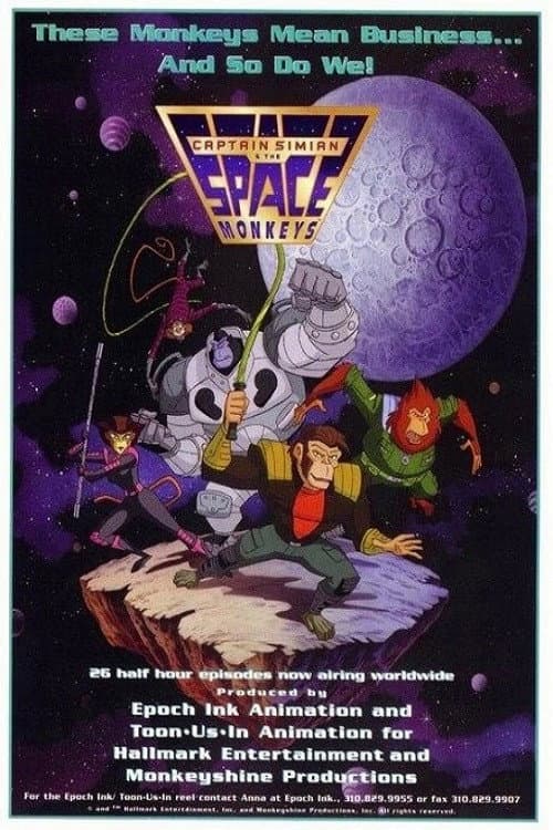 Poster for Captain Simian & the Space Monkeys