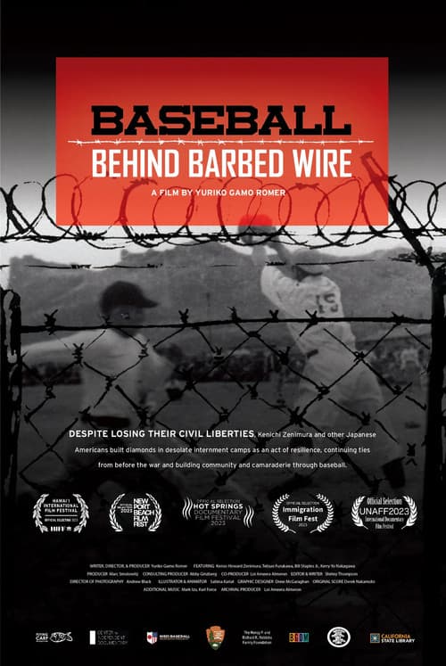 Poster for Baseball Behind Barbed Wire