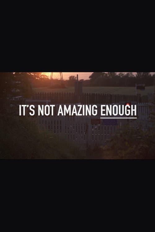 Poster for It's Not Amazing Enough